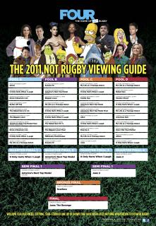 FOUR: THE 2011 NOT RUGBY VIEWING GUIDE